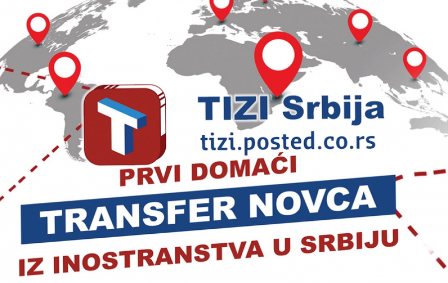 Tizi transfer novca iz inostranstva u Srbiju
